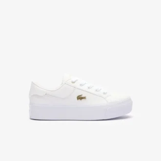 Damskie skórzane Sneakersy na platformie Ziane