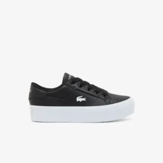 Damskie skórzane Sneakersy na platformie Ziane
