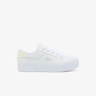 Damskie skórzane Sneakersy na platformie Ziane