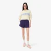Damskie szorty z dzianiny piqué typu double face Damskie szorty z dzianiny piqué typu double face