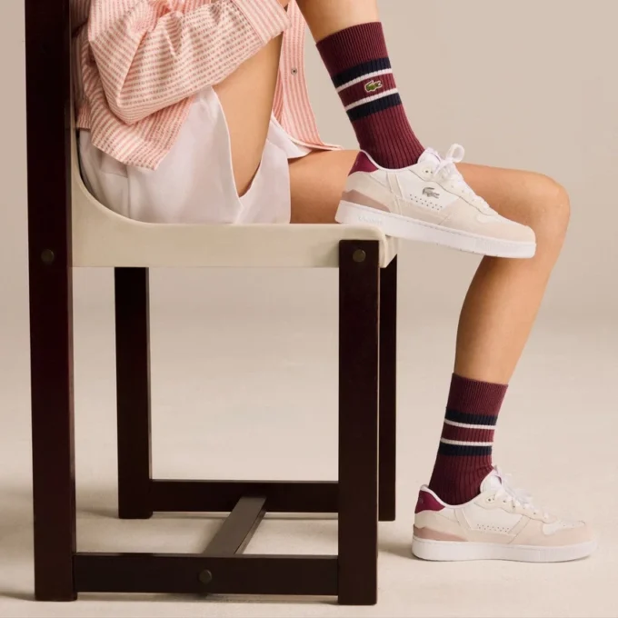Damskie zamszowe Sneakersy T-Clip Damskie zamszowe Sneakersy T-Clip