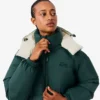 Długa damska kurtka puchowa w stylu oversize Długa damska kurtka puchowa w stylu oversize