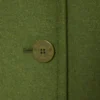 Długi płaszcz z wełny slubowej z pokazu mody Długi płaszcz z wełny slubowej z pokazu mody