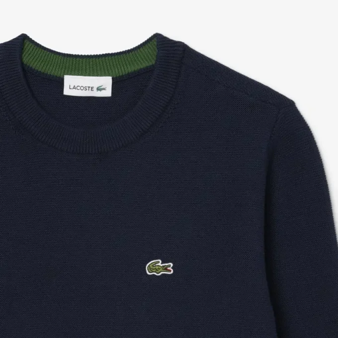 Dzianinowy sweter z okrągłym dekoltem dla dzieci Dzianinowy sweter z okrągłym dekoltem dla dzieci