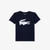 Dziecięcy T-shirt tenisowy z bawełny technicznej w stylu oversize