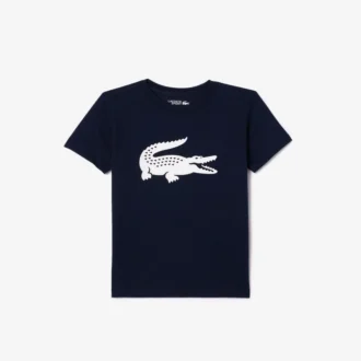 Dziecięcy T-shirt tenisowy z bawełny technicznej w stylu oversize