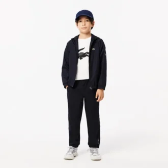 Dziecięcy T-shirt tenisowy z bawełny technicznej w stylu oversize