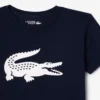 Dziecięcy T-shirt tenisowy z bawełny technicznej w stylu oversize