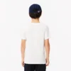 Dziecięcy T-shirt tenisowy z bawełny technicznej w stylu oversize Dziecięcy T-shirt tenisowy z bawełny technicznej w stylu oversize
