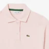 Dziewczęca koszulka Polo oversize z dzianiny piqué Dziewczęca koszulka Polo oversize z dzianiny piqué