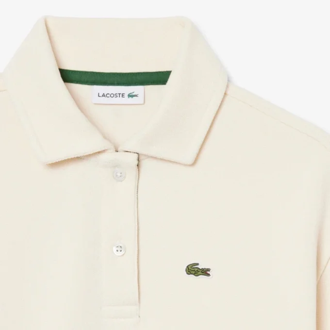 Dziewczęca koszulka Polo oversize z dzianiny piqué Dziewczęca koszulka Polo oversize z dzianiny piqué
