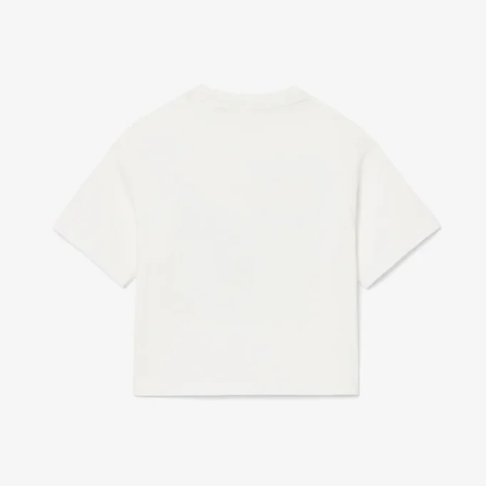 Dziewczęcy bawełniany T-shirt z nadrukiem