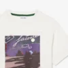 Dziewczęcy bawełniany T-shirt z nadrukiem