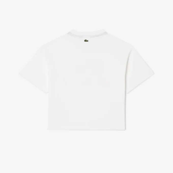 Dziewczęcy oversize T-shirt z nadrukiem Dziewczęcy oversize T-shirt z nadrukiem