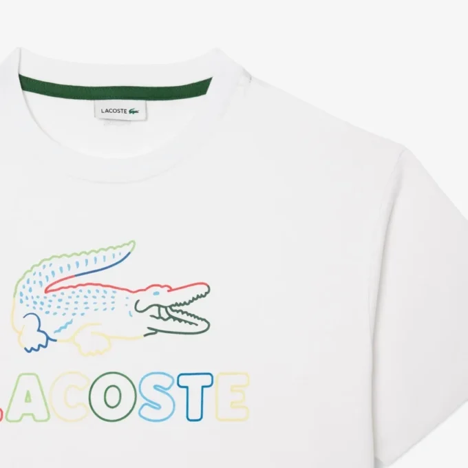 Dziewczęcy oversize T-shirt z nadrukiem Dziewczęcy oversize T-shirt z nadrukiem