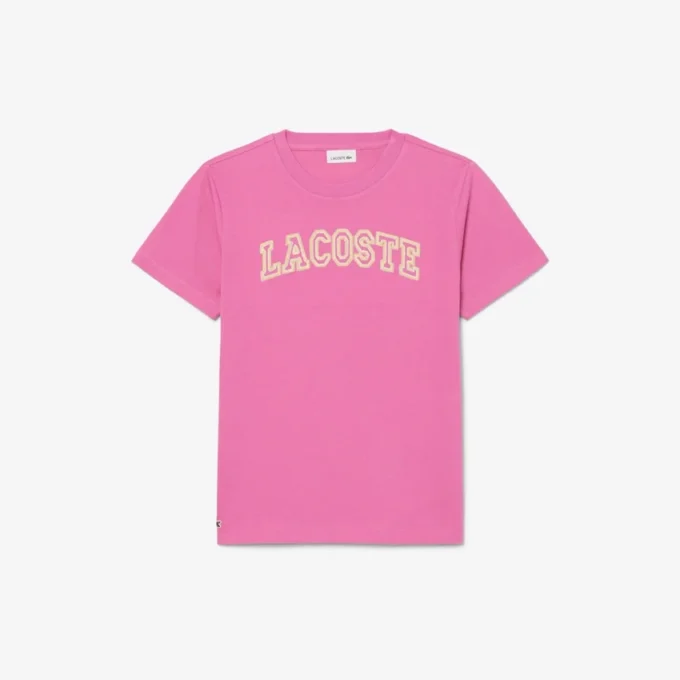 Haftowana bawełniana koszulka T-shirt