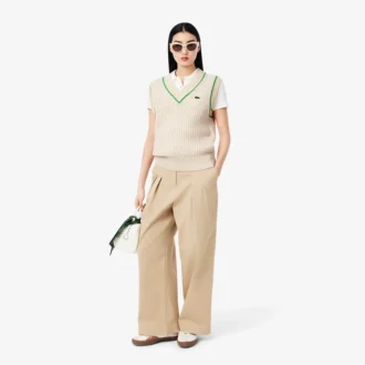 Kamizelka unisex z efektem szydełkowania
