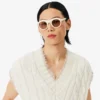 Kamizelka z wełny z dzianiny typu cable knit z kolekcji Runway