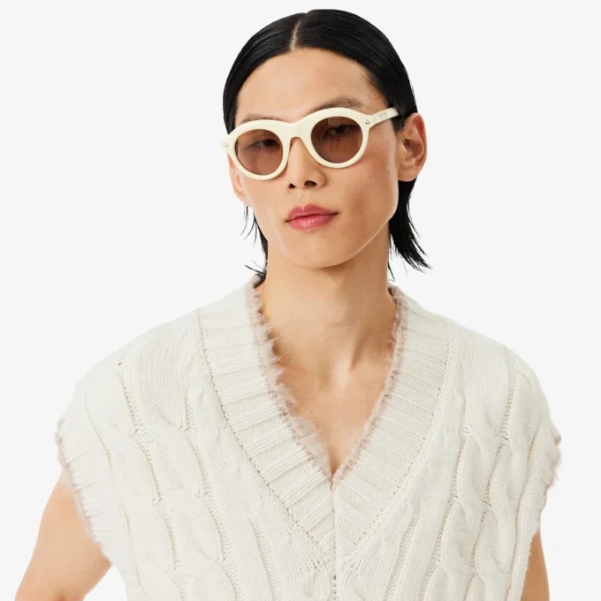 Kamizelka z wełny z dzianiny typu cable knit z kolekcji Runway