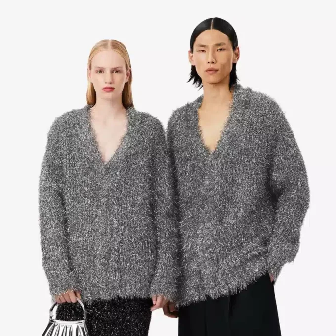 Kardigan z dzianiny lureksowej z kolekcji Runway Kardigan z dzianiny lureksowej z kolekcji Runway