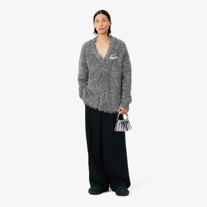 Kardigan z dzianiny lureksowej z kolekcji Runway Kardigan z dzianiny lureksowej z kolekcji Runway