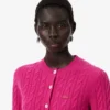 Kardigan z dzianiny typu cable knit z kaszmiru z kolekcji Runway Kardigan z dzianiny typu cable knit z kaszmiru z kolekcji Runway