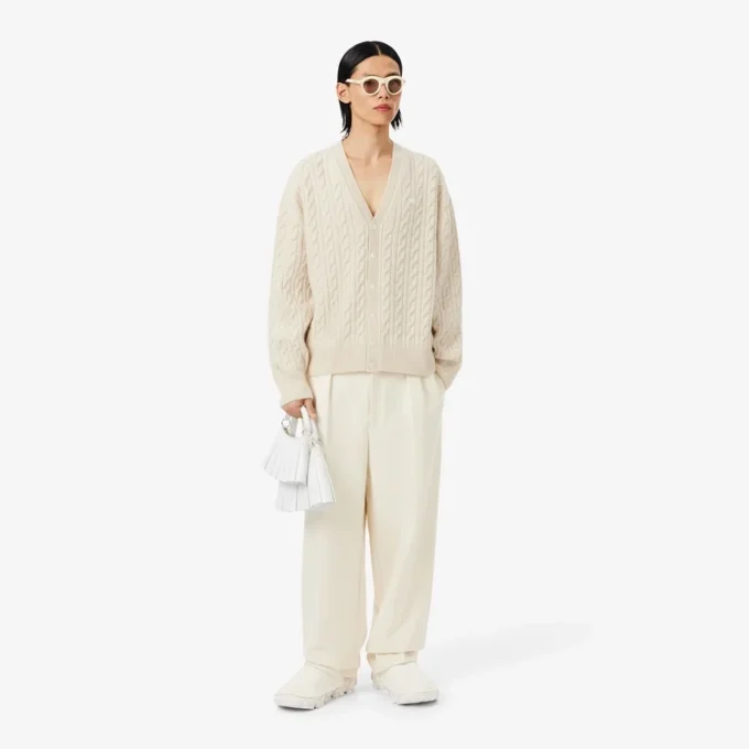 Kardigan z dzianiny typu cable knit z kolekcji Runway Kardigan z dzianiny typu cable knit z kolekcji Runway