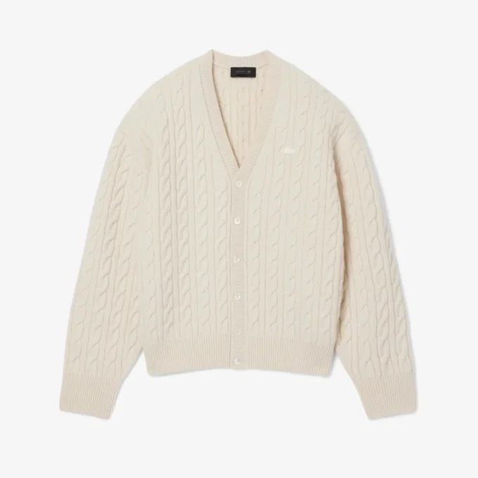 Kardigan z dzianiny typu cable knit z kolekcji Runway Kardigan z dzianiny typu cable knit z kolekcji Runway
