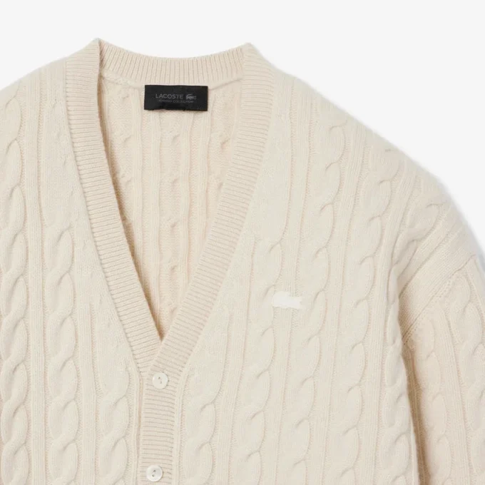 Kardigan z dzianiny typu cable knit z kolekcji Runway Kardigan z dzianiny typu cable knit z kolekcji Runway