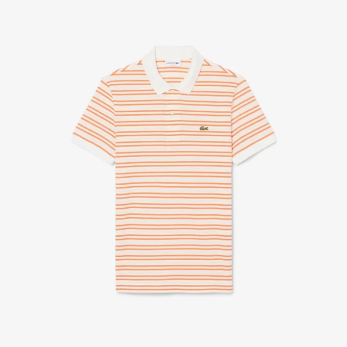 Klasyczne koszulki Polo w paski z drobnej dzianiny Klasyczne koszulki Polo w paski z drobnej dzianiny