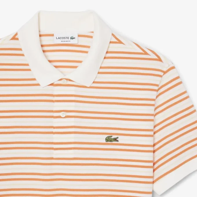 Klasyczne koszulki Polo w paski z drobnej dzianiny Klasyczne koszulki Polo w paski z drobnej dzianiny