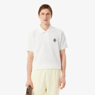 Klasyczny krój z naszywką Piqua Polo Koszulki Polo