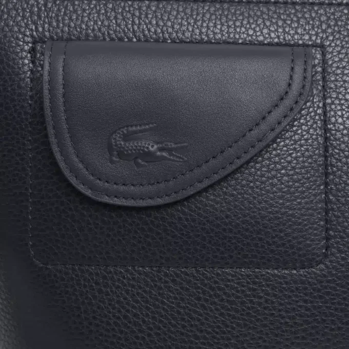 Kopertówka Lacoste Club z ziarnej skóry Kopertówka Lacoste Club z ziarnej skóry