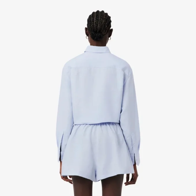 Koszula oversize z mieszanki lnu i bawełny Koszula oversize z mieszanki lnu i bawełny