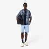 Koszula z elastycznej popeliny w kratkę o kroju slim fit Koszula z elastycznej popeliny w kratkę o kroju slim fit