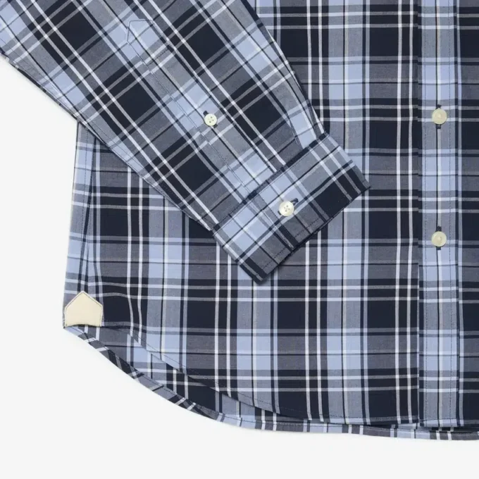 Koszula z elastycznej popeliny w kratkę o kroju slim fit Koszula z elastycznej popeliny w kratkę o kroju slim fit