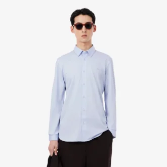 Koszula z mieszanki bawełny o kroju slim fit