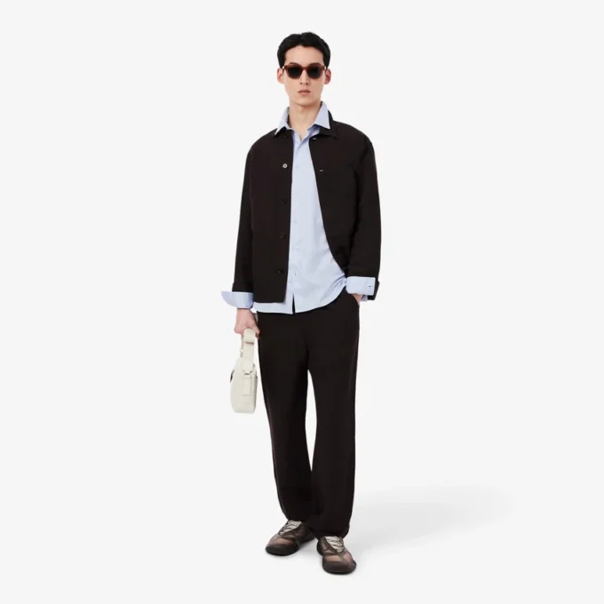 Koszula z mieszanki bawełny o kroju slim fit