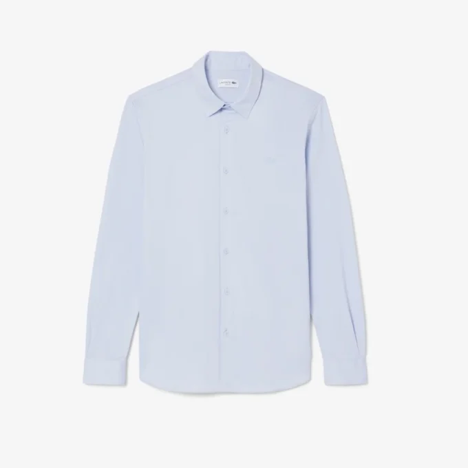Koszula z mieszanki bawełny o kroju slim fit