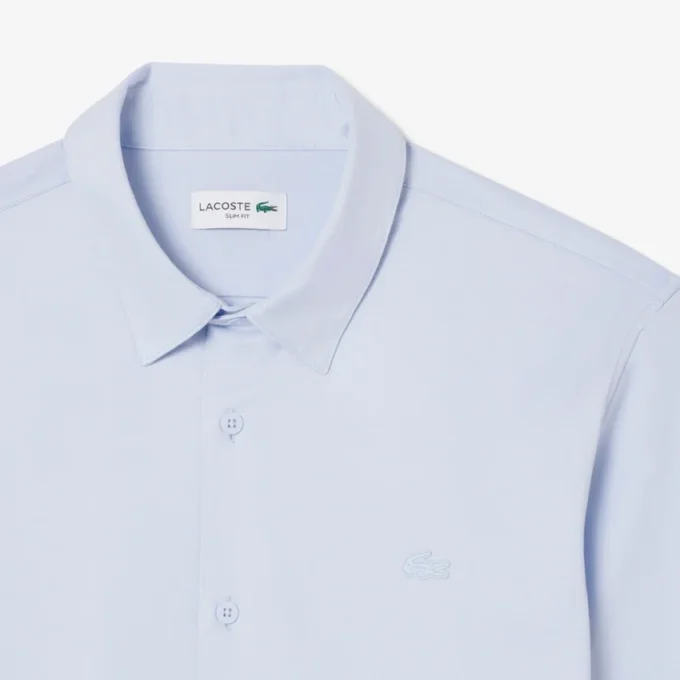 Koszula z mieszanki bawełny o kroju slim fit