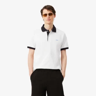 Koszulka Polo Classic Fit z kontrastowym ściągaczem