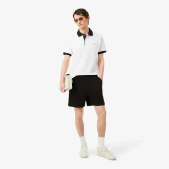Koszulka Polo Classic Fit z kontrastowym ściągaczem