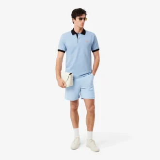 Koszulka Polo Classic Fit z kontrastowym ściągaczem
