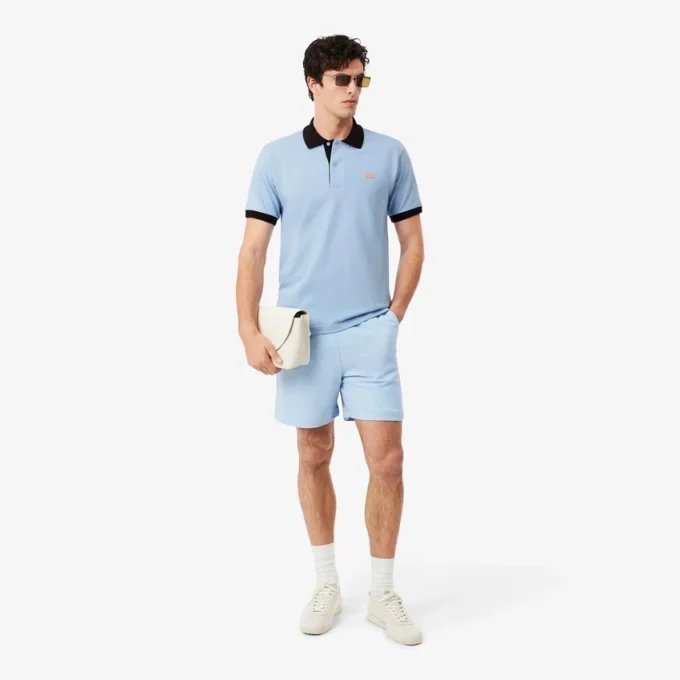 Koszulka Polo Classic Fit z kontrastowym ściągaczem Koszulka Polo Classic Fit z kontrastowym ściągaczem