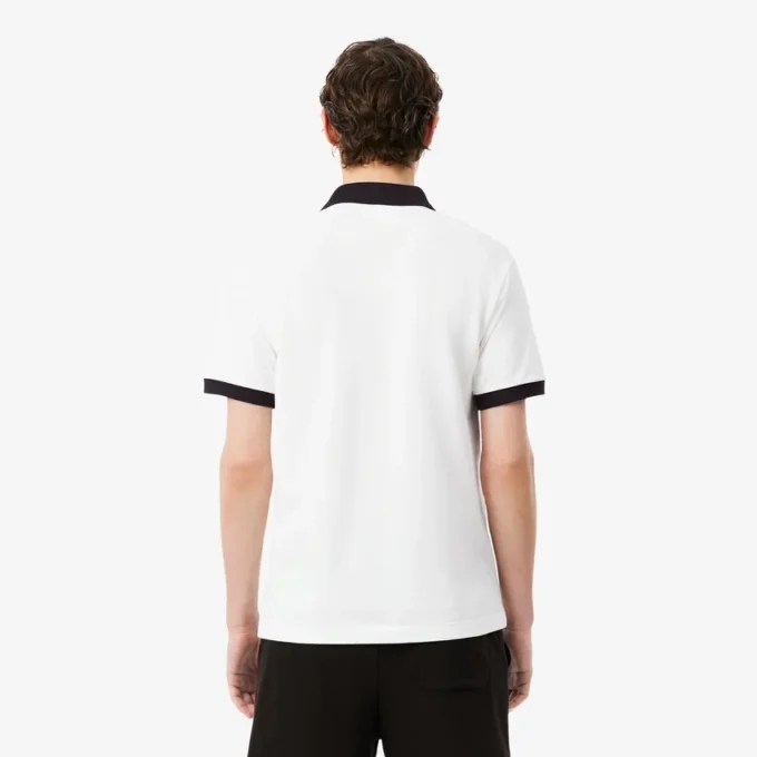 Koszulka Polo Classic Fit z kontrastowym ściągaczem Koszulka Polo Classic Fit z kontrastowym ściągaczem