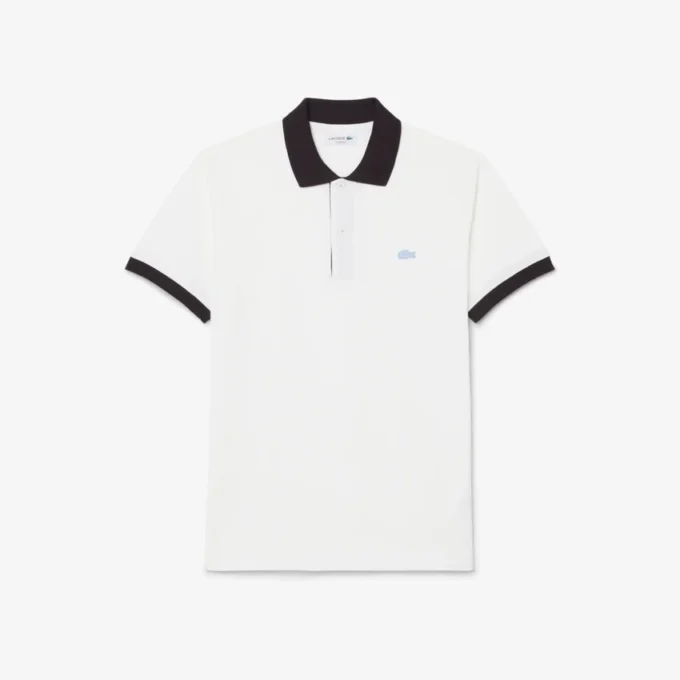 Koszulka Polo Classic Fit z kontrastowym ściągaczem Koszulka Polo Classic Fit z kontrastowym ściągaczem