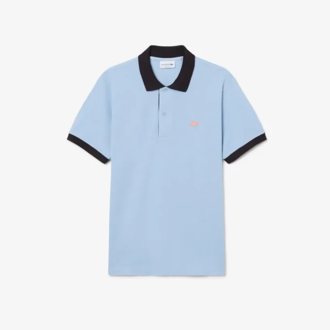 Koszulka Polo Classic Fit z kontrastowym ściągaczem Koszulka Polo Classic Fit z kontrastowym ściągaczem