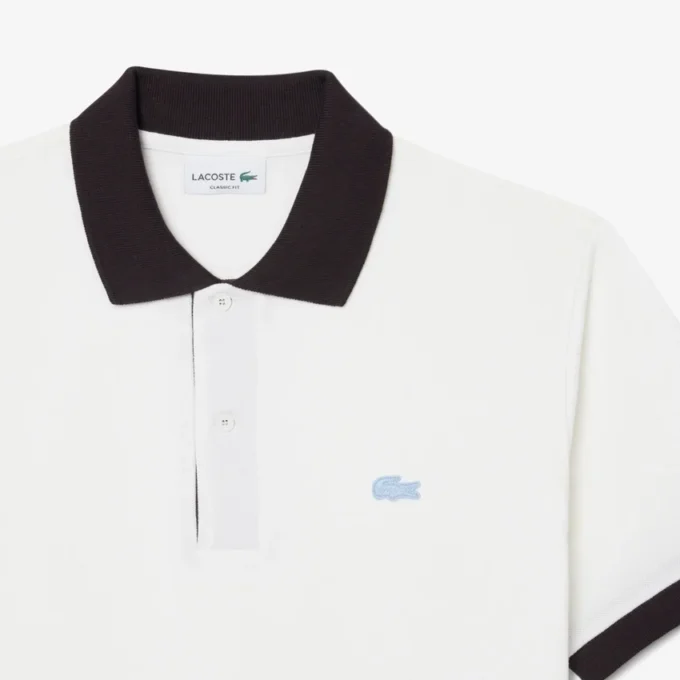 Koszulka Polo Classic Fit z kontrastowym ściągaczem Koszulka Polo Classic Fit z kontrastowym ściągaczem