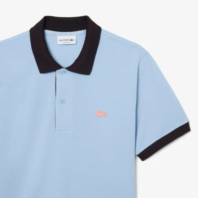 Koszulka Polo Classic Fit z kontrastowym ściągaczem Koszulka Polo Classic Fit z kontrastowym ściągaczem