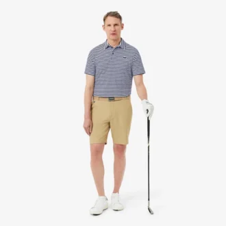 Koszulka polo golfowa Ultra Dry w paski o regularnym kroju